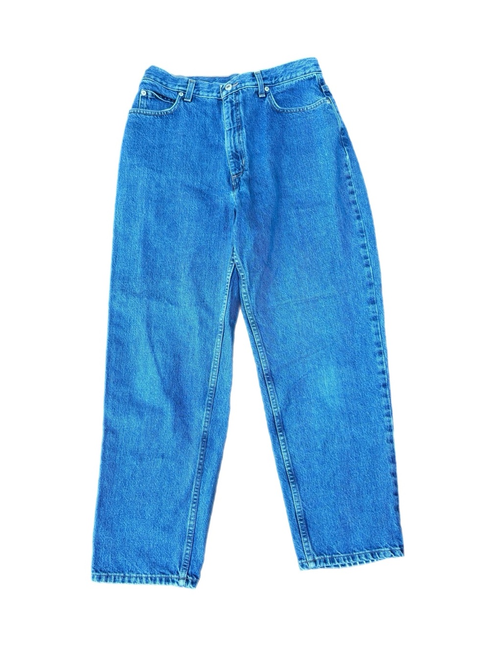 Lands End | Vintage High Rise Straight Leg Denim Mom Jeans